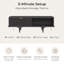 Remy Modern Solid Wood Fluted Coffee Table with Storage