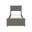 Lit de base en bois massif Graham avec pied de lit assorti-718661296-718661292