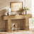 63-Inch Solid Wood Entryway Table, Farmhouse Console Table