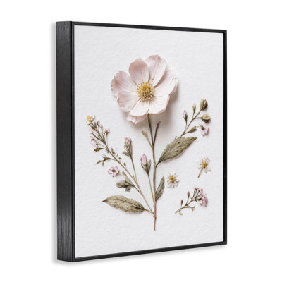 Pressed Wild Flowers Framed Giclee, design by Lettered and Lined