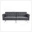 Canapé-lit Canapé-lit pliant convertible gris foncé-118043663