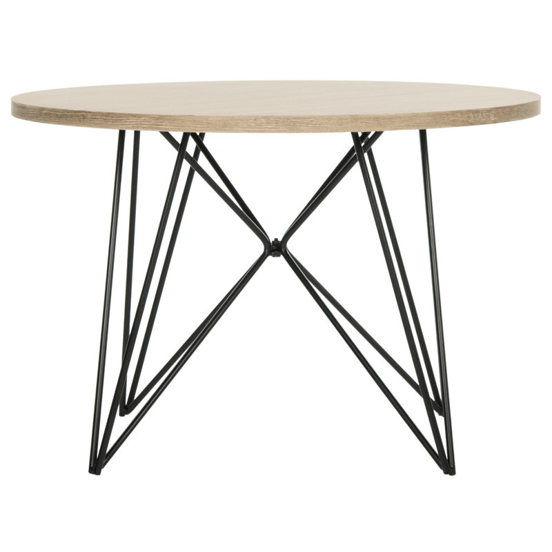 Table basse Brygida, Brun clair/noir
