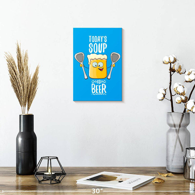 Yarlin Today's Soup Is Beer, H 12 po x l 8 po