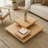 3PCS Modular Stacking MDF Coffee Table Set