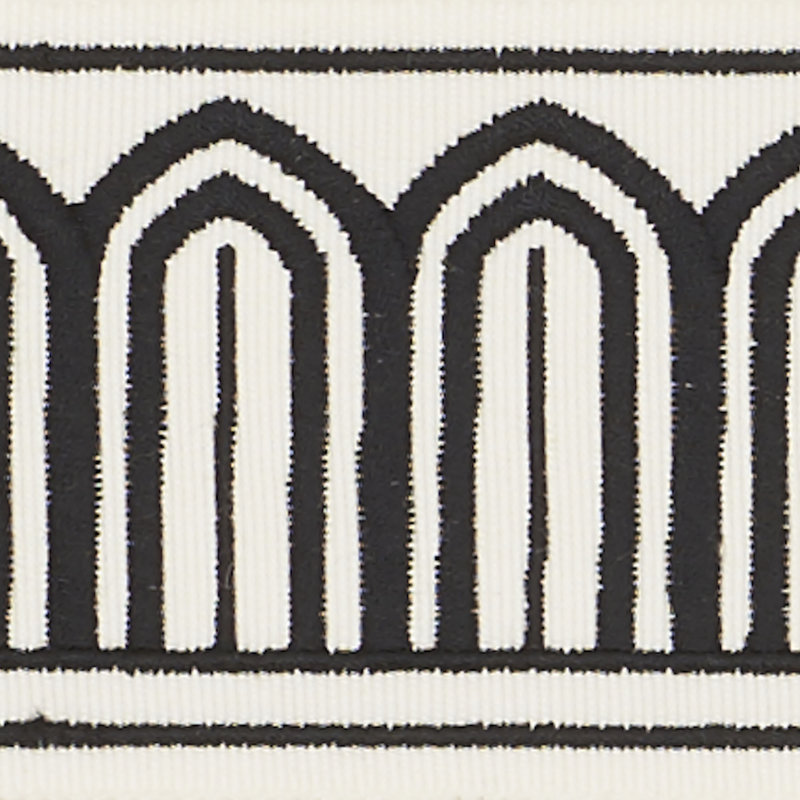 Ruban Schumacher x Miles Redd Arches, Noir / Blanc