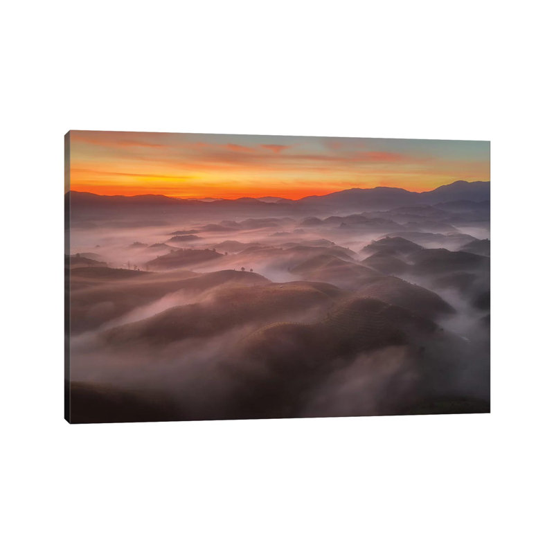 Mist In Highland by Trung Pham - Wrapped Canvas Gallery-Wrapped Canvas Giclée, 20.32 cm H x 30.48 cm W