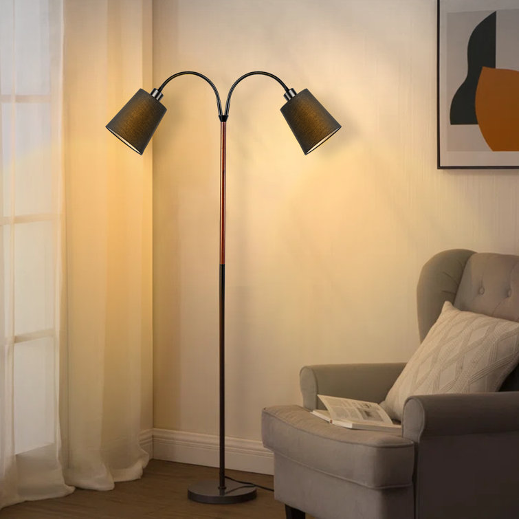 Ebern Designs Kyeria Arc/Arched Floor Lamp with Remote Control and Smart  Bulb Included & Reviews