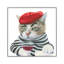 Cattitude III 1 Piece Wall Art on Canvas-1350993491-1350993502