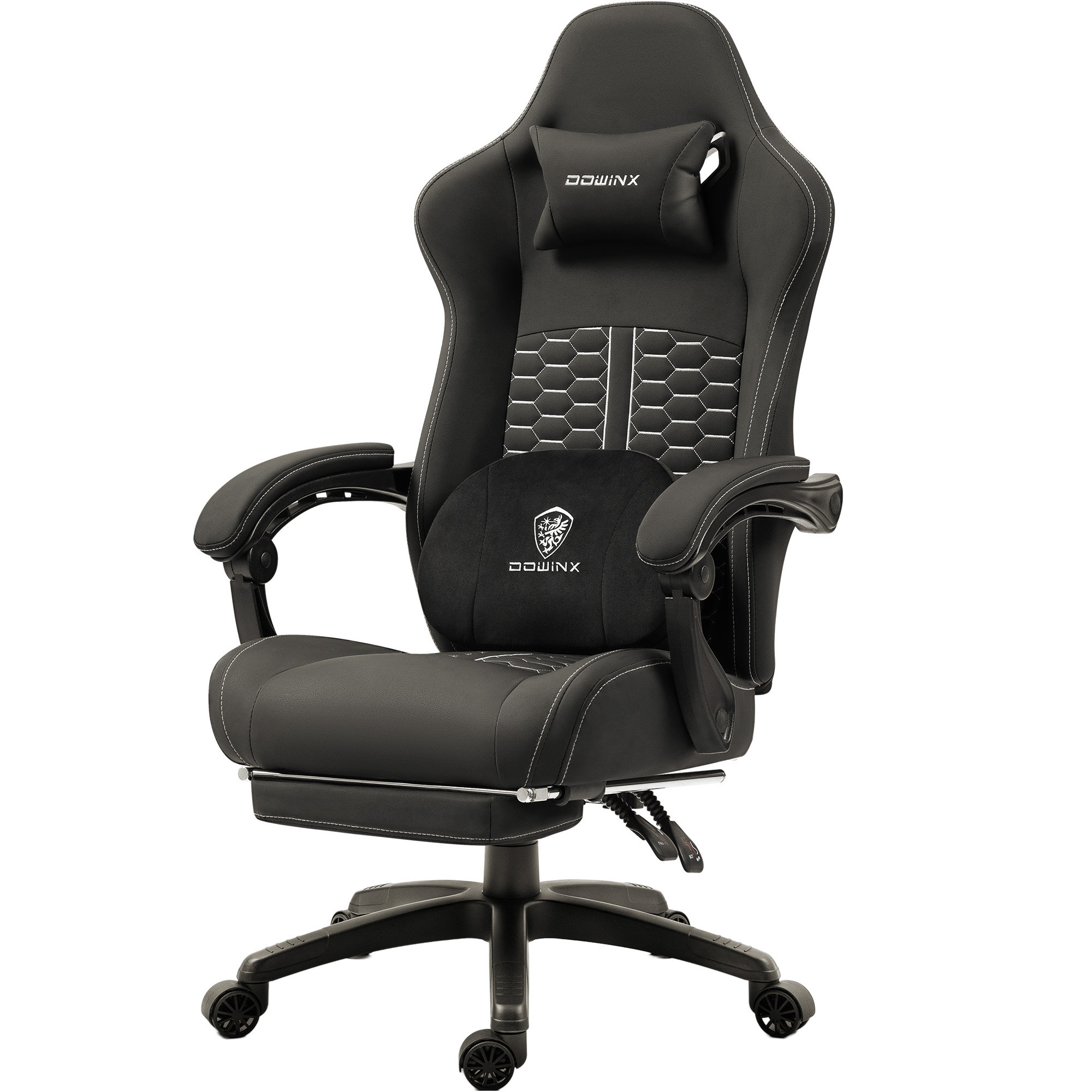 Dowinx Gaming Chair with Heating Massage, Ergonomic Computer Chair
