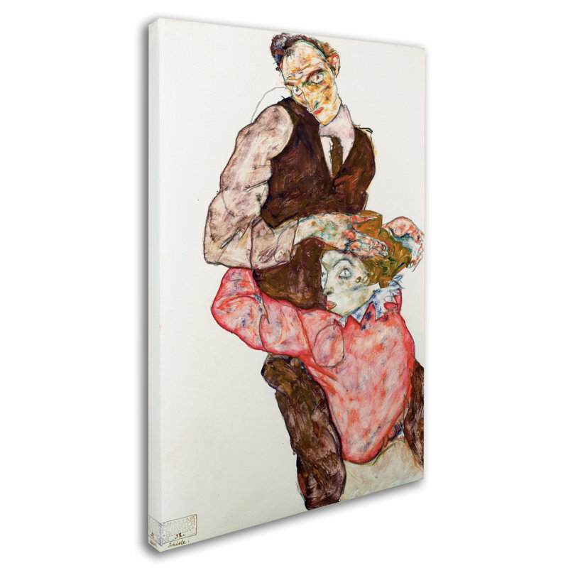 « lovers », reproduction sur toile tendue, H 47 po x l 30 po