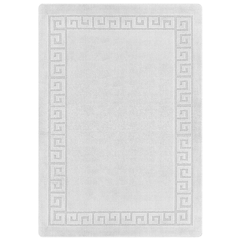Silver Non Slip ROCCO Area Rugs & Runners – Luxury Living Room Carpet, Bedroom Rug, Kitchen Floor Mat & Hallway Door Mat