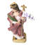 Sainte Ursule, martyre, tenant une croix, figurine de 21 cm de haut, patronne de Cologne