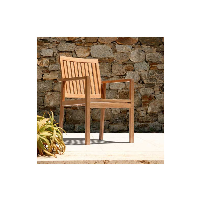 Outdoor Teak Dining Armchair
