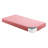 Fia Twin Mattress With 1 Pillow, Charcoal Gel Firm Memory Foam, Pink 7 Inch