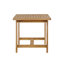 Ensemble de salle à manger d'extérieur 5 pièces en bois d'acacia 5 pièces