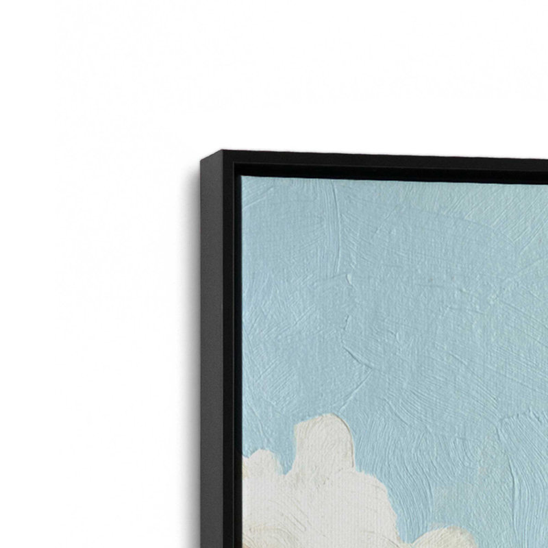 «Tranquil Overgrowth II», H 18,75 po x l 12,75 po, Noir satiné
