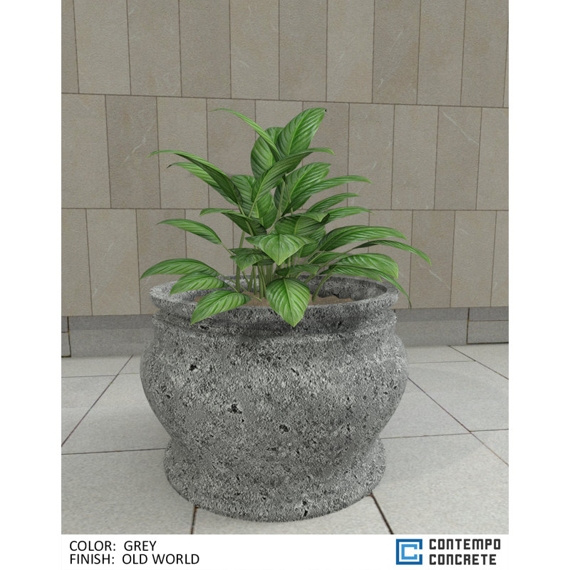 Hazel Planter, Old World Gray