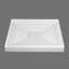 Acrylic Shower Base 32'' W x 32'' D Alcove Square Single Threshold Shower Pan Drop-in Shower Tray in White with Centre Drain Cover