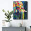Vibrant Elephant - Reproduction d'art sur toile tendue-802689079