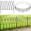 18" H x 18"W Decorative Metal Garden Fence, 5 Panels, 7.5 ft Total Length, Landscape Border for Flower Beds, Trees & Animal Barriers