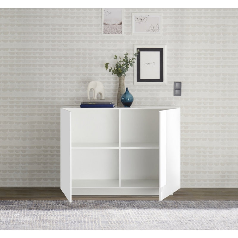 Brayanna 120cm Sideboard, White
