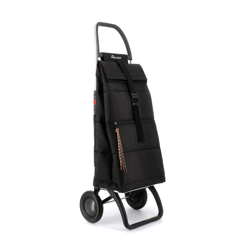 Shopping Trolley Rolser Big Polar 2 Wheel Foldable, Black