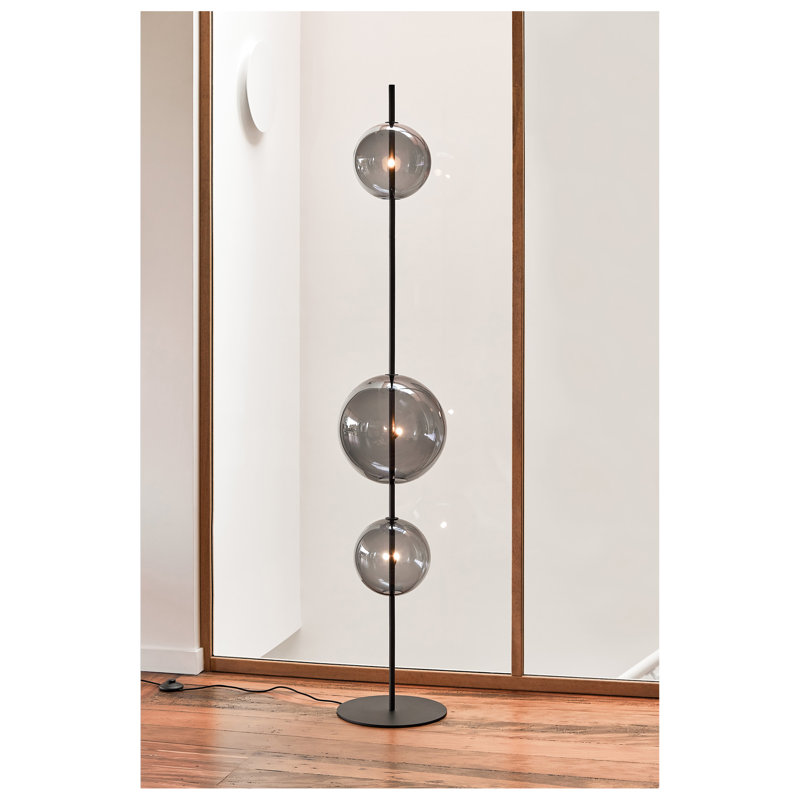 Point Floor Lamp Modular, Smoke Gray