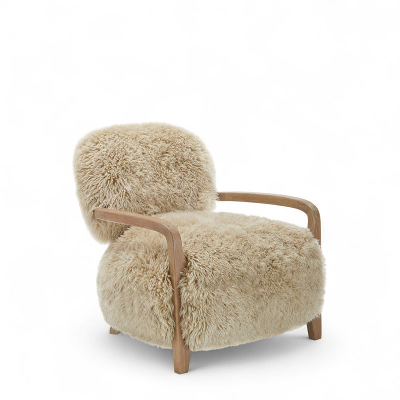 Bayli Upholstered Armchair, Ivory