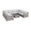 Saffi Wicker Fully Assembled 6 - Person Seating Group with Cushions-1572967903-1563894899