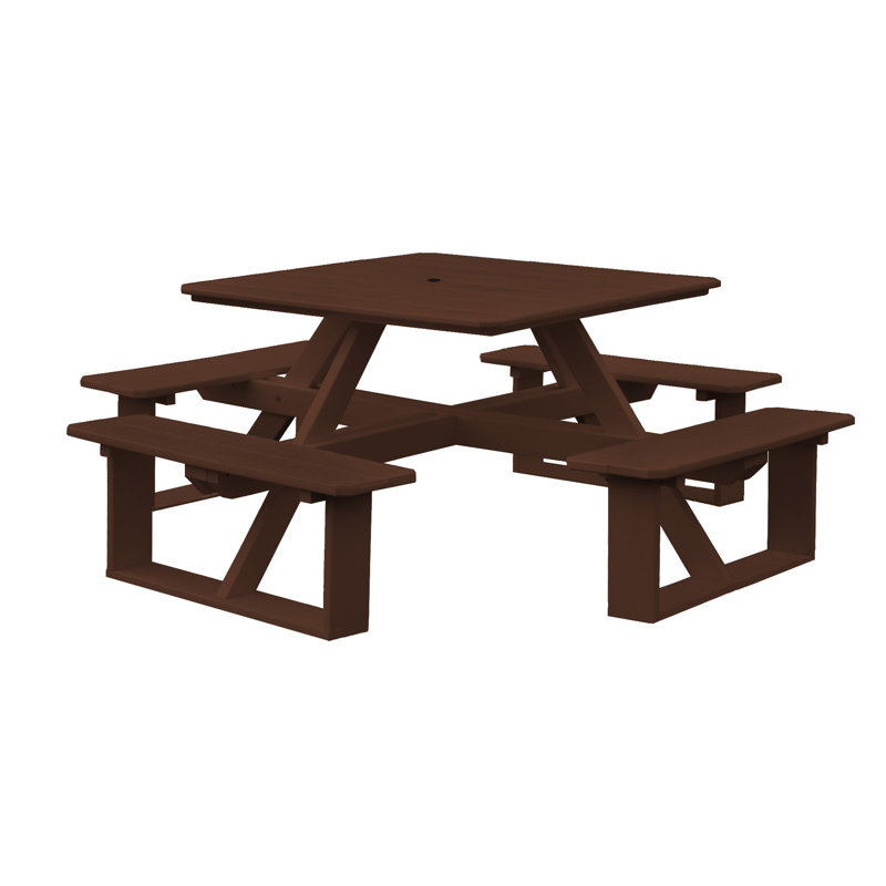 Table de pique-nique Bathilda, Brun Tudor, Non