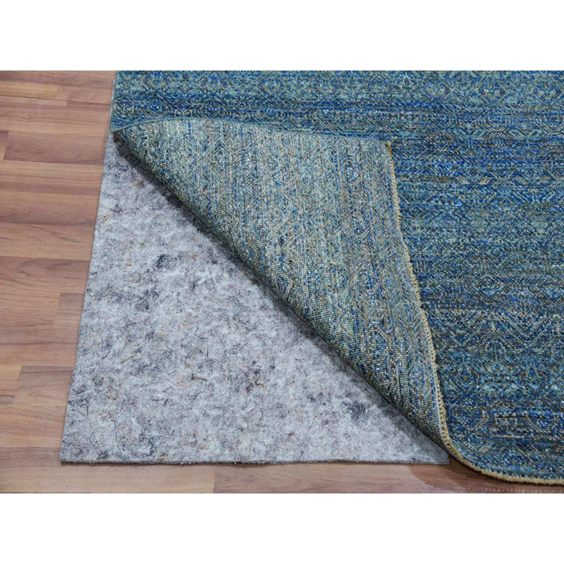 Tapis vert 100% laine noué à la main 4 pi 1 po x 6 pi Kohinoor Herrita 07EFE8EADDC74F59BB668B668D15E378