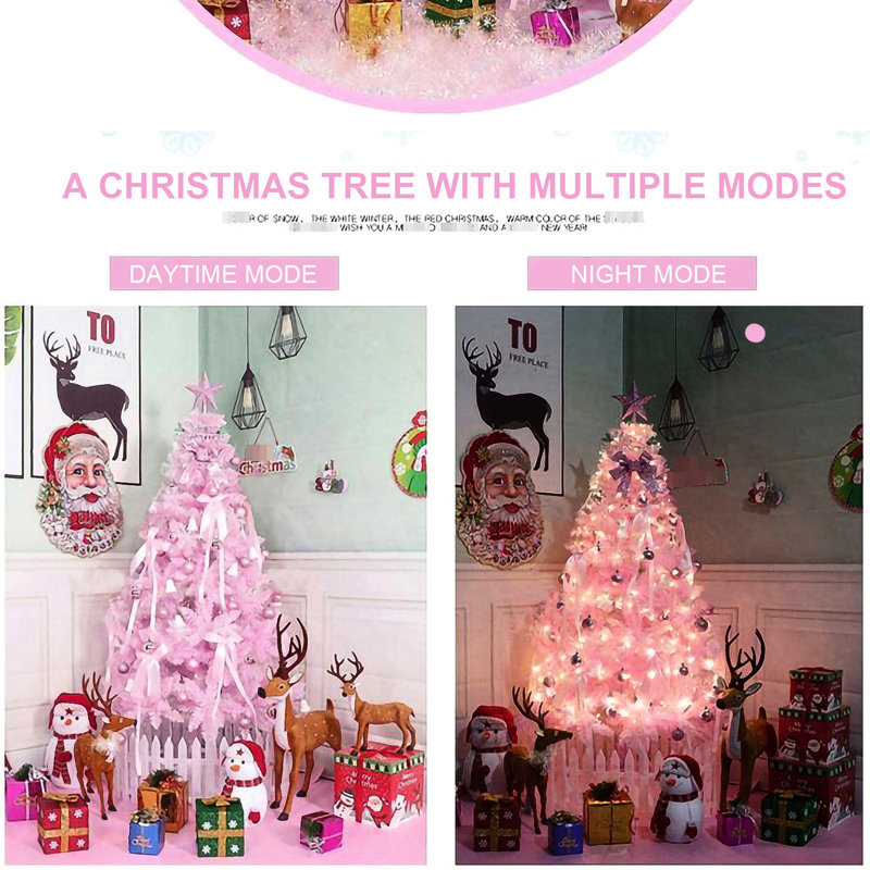 5ft Pink Tree - Ideal For Adding A Colourful Accent To Your Decor With Iron And Plastic Quality Assurance