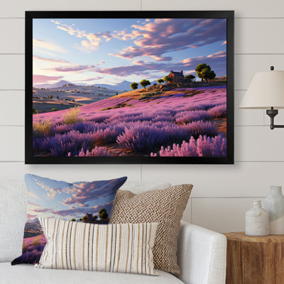 " Purple Ethereal Morning In Provence "