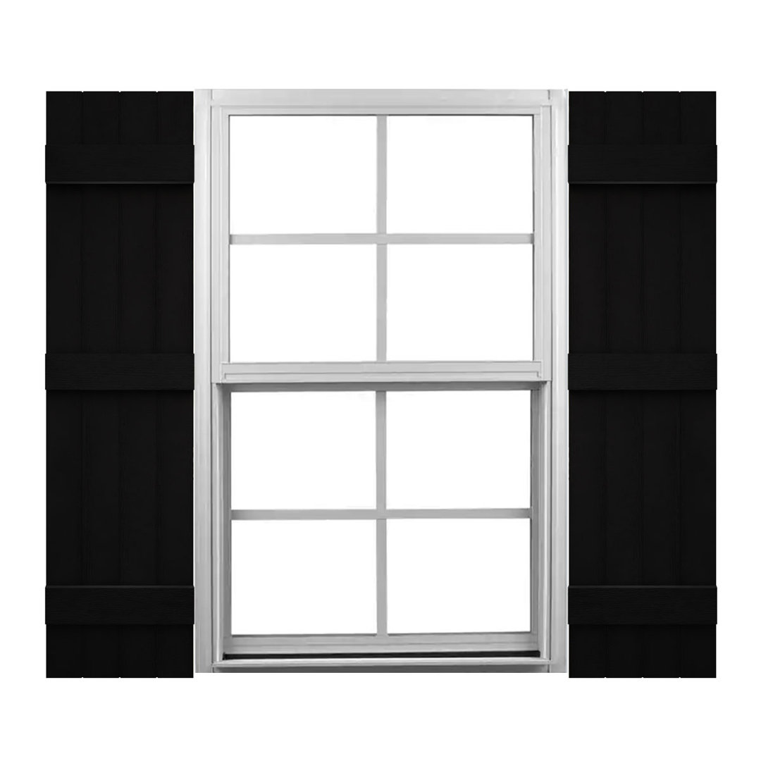 Mid-America 14'' Board & Batten Shutters (Set of 2) Mid America 