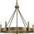 5 - Light Dimmable Wagon Wheel Chandelier-373544350