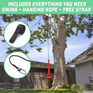 Gosports Free Flight Modern Tree Swing With Rope And Carabiner - All ...