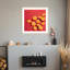 «Oranges» par Julia Ramiro, reproduction d'art encadrée sur bois-2033672618