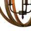 Lustre de globe de style bougie 3 lumières Adamski