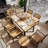 Loddon 6 - Person Patio Dining Set with-681822116