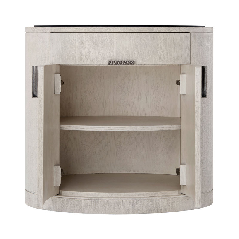 Isola 1 - Drawer Solid Wood Nightstand, Gowan