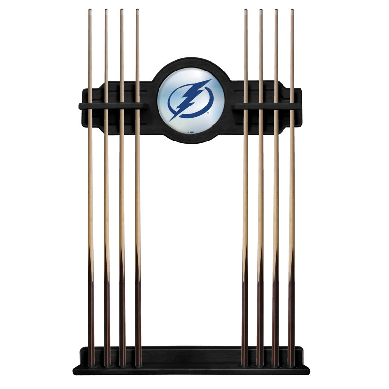 Porte-queues de billard 14 po NHL, Noir, Tampa Bay Lightning