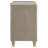 Lorient 2-drawer LED Nightstand with USB Ivory and Camel