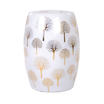 Ceramic Accent Stool