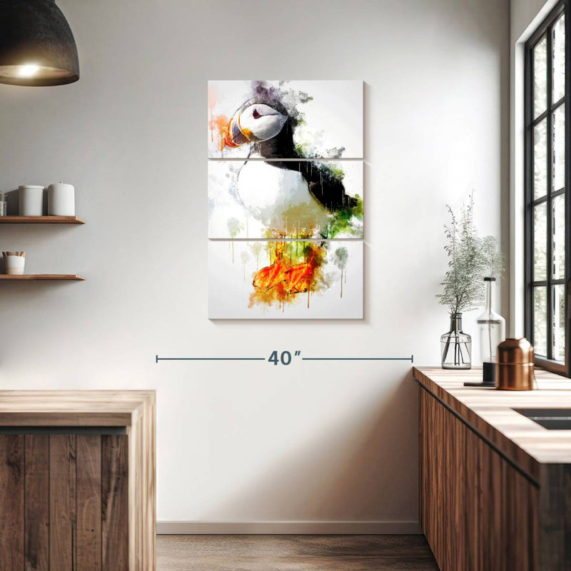 Brampt Puffin Bird, 38" H x 24" W
