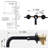 2-Handle 2-Hole Wall Mounted Bathroon Sink Faucet In Spot Resist (Valve Included)-104550810