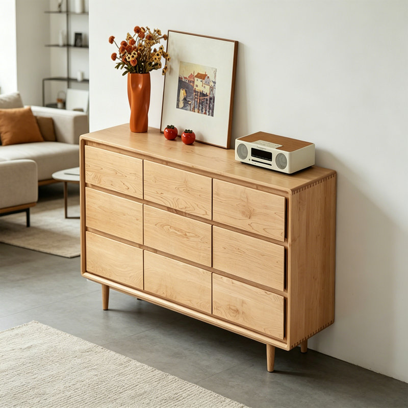 Table de buffet Simple Groove, H 32,28 po x l 59,06 po x P 16,54 po