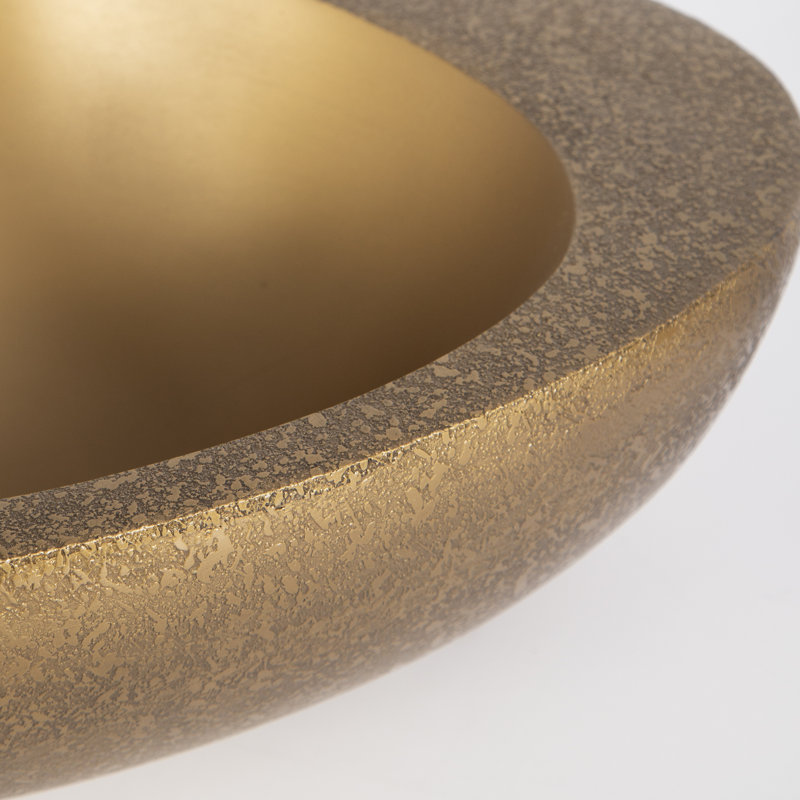 Antique Brass Sculptural Bowls Set of 2