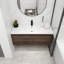 Armoire de salle de bain 48 po écologique avec lavabo, portes à fermeture douce et fixation flottante pour salle de bain moderne-976811255