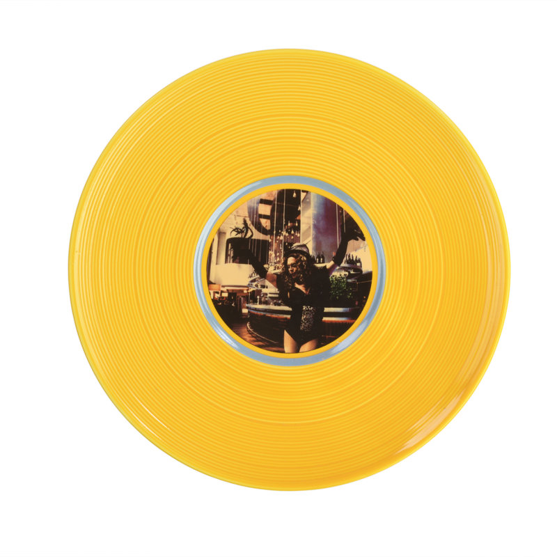 Assiette à hors-d'œuvre 8 po Mustique, Jaune