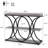 39" Narrow Industrial Console Table with 3-Tier Storage for Entryway, Living Room & Hallway-1670305740